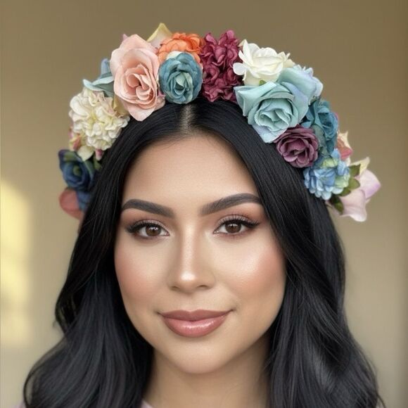 Handmade Spring/Festival/photoshoot Flower crowns main image 11